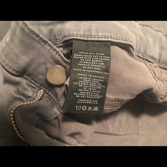 J Brand x Theory mid-rise Jean in dark grey 26 - Picture 3 of 5